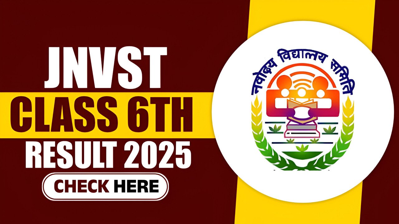 Jawahar Navodaya Result 2025 Class 6